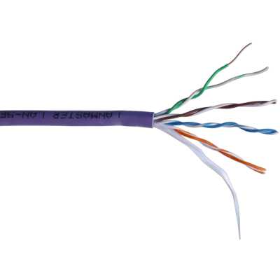 Витая пара Lanmaster LAN-5EUTP-HFLT-VI