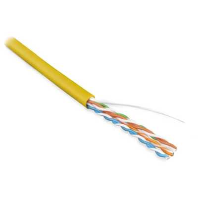 Витая пара Lanmaster LAN-5EUTP-PT-LSZH-YL