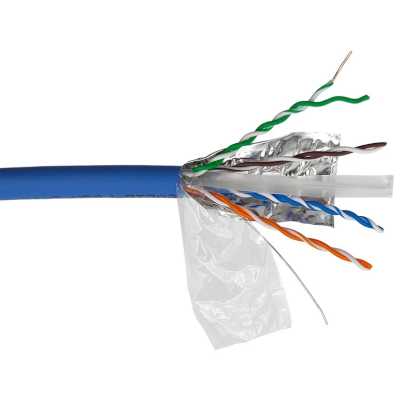Витая пара Lanmaster LAN-6AFTP-HFLT-BL