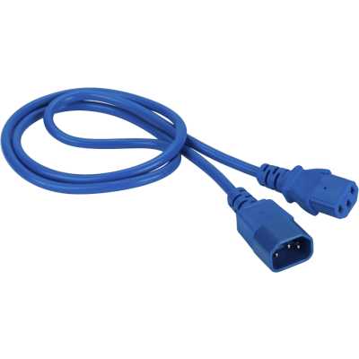 кабель питания Lanmaster LAN-PP13/14-1.0-BL