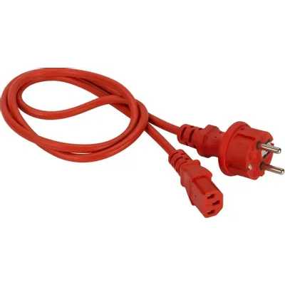 кабель питания Lanmaster LAN-PP13/SH-0.5-RD