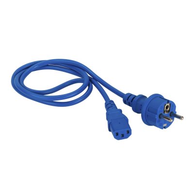 кабель питания Lanmaster LAN-PP13/SH-1.0-BL