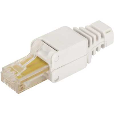 коннектор Lanmaster LAN-TMP-U5E-WH