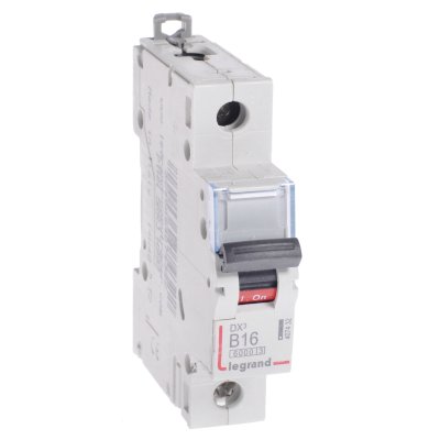 автоматический выключатель Legrand DX3 6000 10kA 16A 1П тип В 407432
