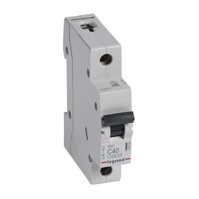 автоматический выключатель Legrand RX3 1P (C) 4.5kA 40А 419668