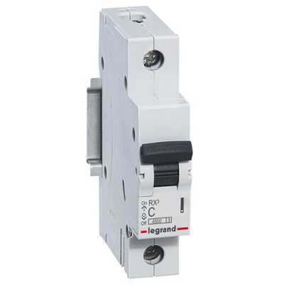 автоматический выключатель Legrand RX3 1P (C) 4.5kA 63А 419670