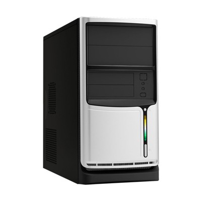 корпус LinkWorld LW-437-09 Black-Silver