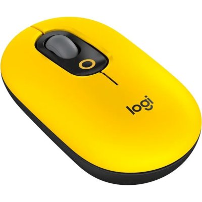 Мышь Logitech POP Yellow-Black 910-006546
