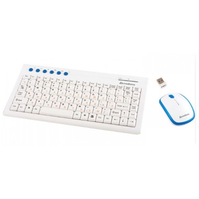 клавиатура Mediana KM-313 White/Blue