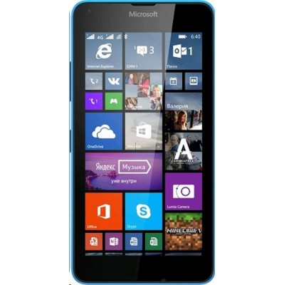 смартфон Microsoft Lumia 640 LTE Dual Sim Cyan