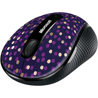 мышь Microsoft Wireless Mobile Mouse 4000 Eggplant Dot