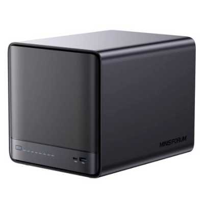 Сетевое хранилище Minisforum N5PRO-370/0GB+0+128GB