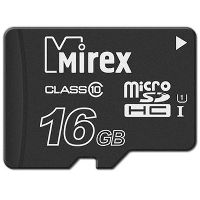 карта памяти Mirex 16GB 13612-MCSUHS16