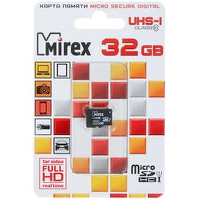 карта памяти Mirex 32GB 13612-MCSUHS32