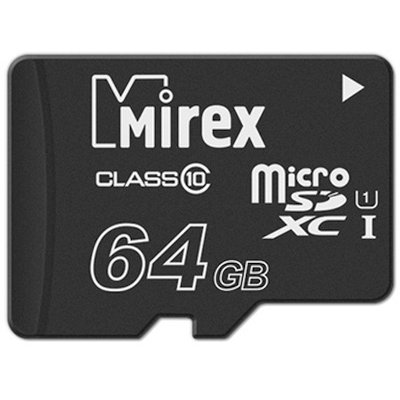 карта памяти Mirex 64GB 13612-MC10SD64