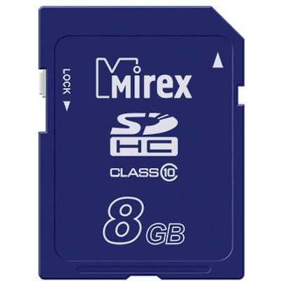 карта памяти Mirex 8GB 13611-SD10CD08