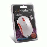 Мышь Mediana WM-350 White/Red