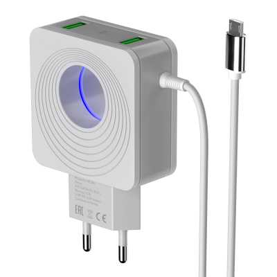 сетевое зарядное устройство More choice NC48a White