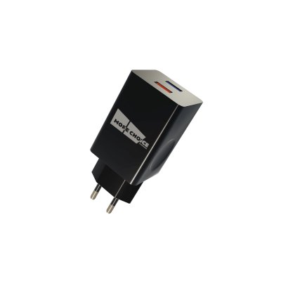 сетевое зарядное устройство More choice NC55QCa Black