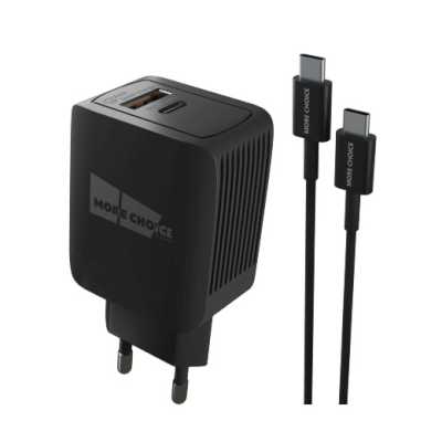 сетевое зарядное устройство More choice NC71Sa Black