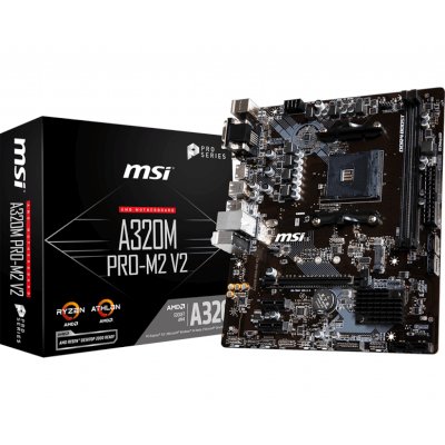 материнская плата MSI A320M Pro-M2 V2