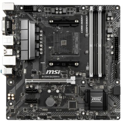 материнская плата MSI B450M Bazooka