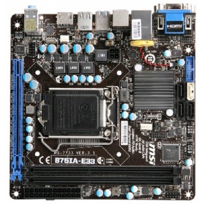 материнская плата MSI B75IA-E33