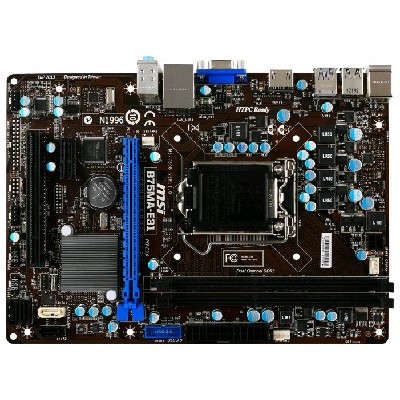 материнская плата MSI B75MA-E31