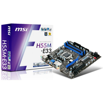 материнская плата MSI H55M-E33