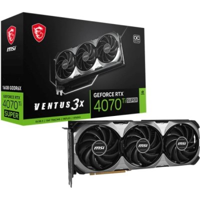 видеокарта MSI nVidia GeForce RTX 4070 Ti Super 16G Ventus 3X OC