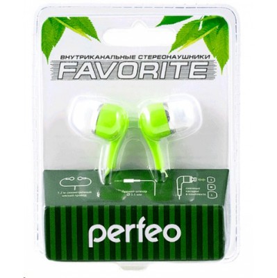 наушники Perfeo PF-FAV-GRN