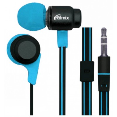 наушники Ritmix RH-185 Black-Blue