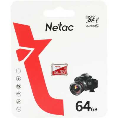 карта памяти Netac 64GB NT02P500ECO-064G-S