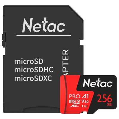 карта памяти Netac 256GB NT02P500PRO-256G-R