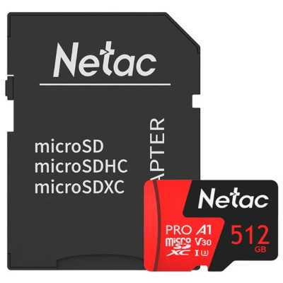 карта памяти Netac 512GB NT02P500PRO-512G-R