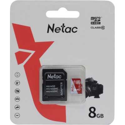 карта памяти Netac P500 ECO 8GB NT02P500ECO-008G-R