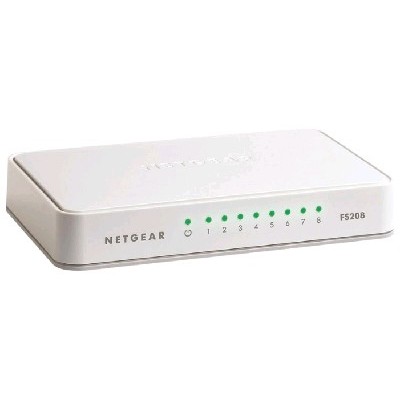 коммутатор NetGear FS208-100PES