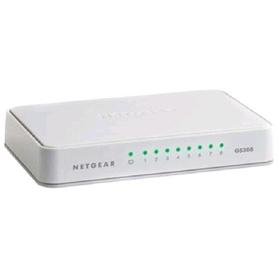 коммутатор NetGear GS208-100PES