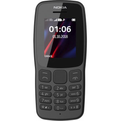 мобильный телефон Nokia 106 Dual sim Grey