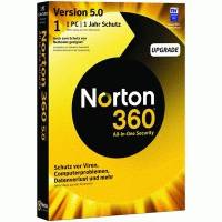 Антивирус Norton 360 5.0 Russian 1 User 3Licence 12MO 1C DRM KEY FTP 21217577