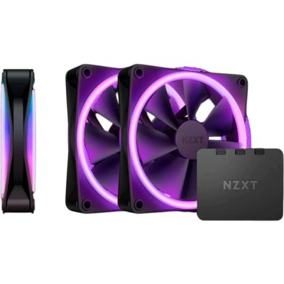 Кулер NZXT F120 RGB Duo Triple Pack RF-D12TF-B1