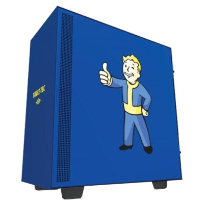 корпус NZXT H500 Blue Vault Boy Edition
