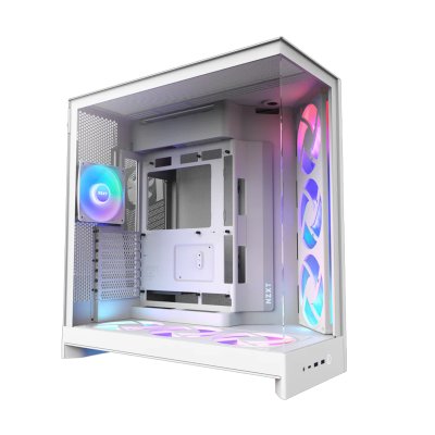 Корпус NZXT H9 Flow RGB+ White