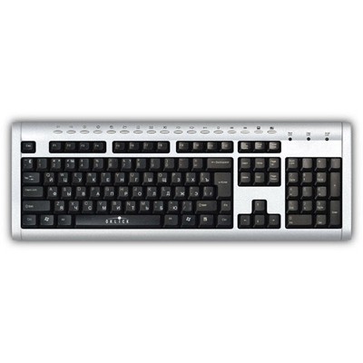 клавиатура Oklick 130M PS/2 Silver-Black