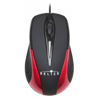 мышь Oklick 235M Black-Red