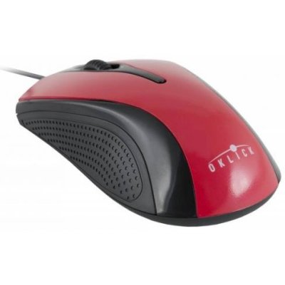 мышь Oklick 235M MO-42B Black-Red