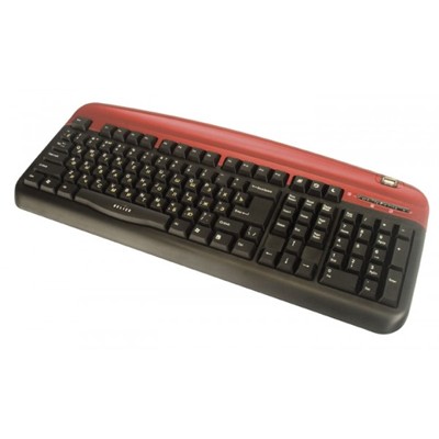 клавиатура Oklick 300M Black-Red