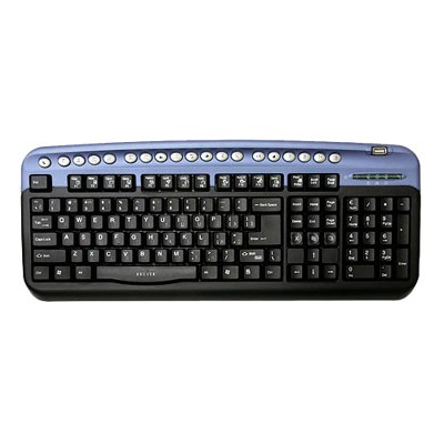 клавиатура Oklick 320M Black-Blue