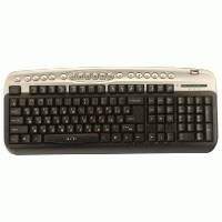 Клавиатура Oklick 330M PS/2+USB Black-Silver