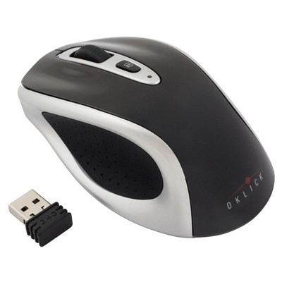 мышь Oklick 404MW LITE Black-Silver